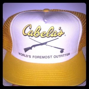 Cabelas Trucker SnapBack vintage NWOT